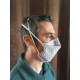 Masque alternatif tissus plissé